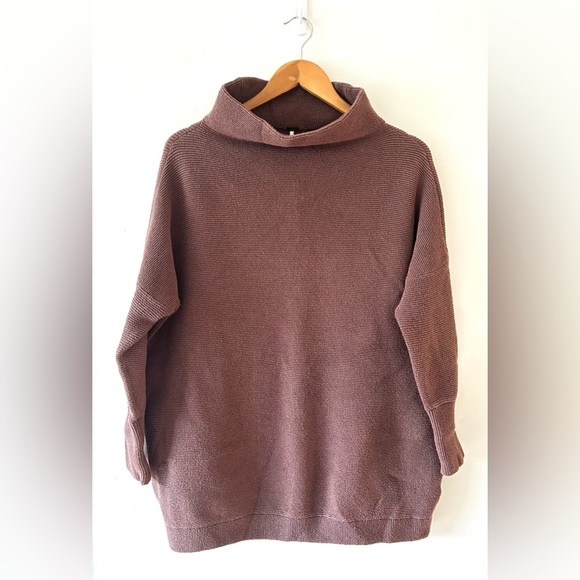 FREE PEOPLE Ottoman Sweater in Nutmeg/Taupe | XS | - Picture 3 of 6